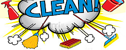 CLEAN大扫除装饰免抠素材
