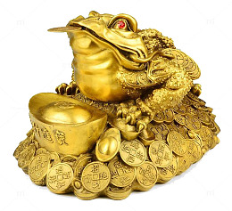 金漆蟾蜍摆件