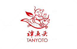 谭鱼头logo标志