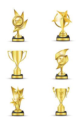 各式奖杯素材