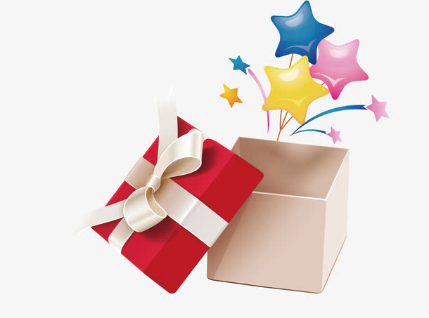 矢量惊喜礼物素材免费下载_觅元素