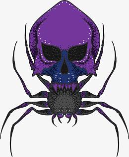 骷髅蜘蛛素材-骷髅蜘蛛png图片下载-觅元素