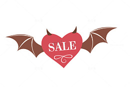 红色爱心   sale