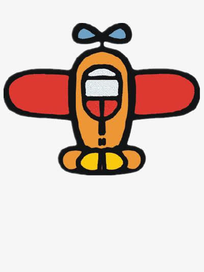 展开翅膀的小飞机