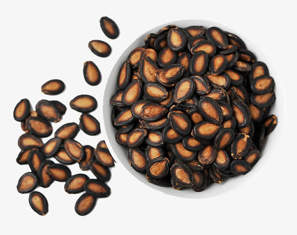 俯拍散称西瓜子免抠素材免费下载_觅元素51yuansu.com