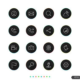 矢量app按钮图标高清免扣素材