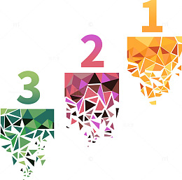彩色几何排列名次
