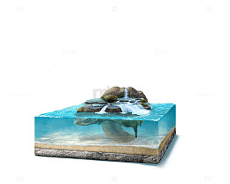 海洋的海报设计