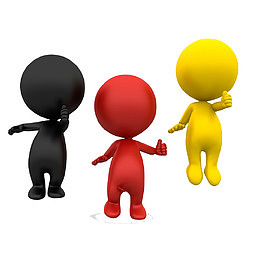 3D彩色小人