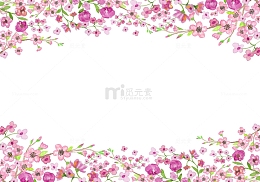 请人家收回蔷薇花边框