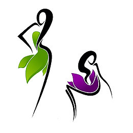 美女站着减肥logo