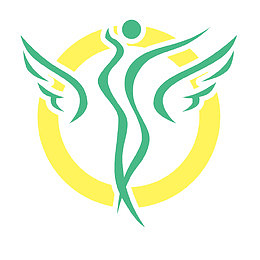 圆形纤细美女跳舞减肥logo