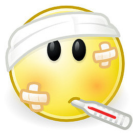 的脸生病的emotes-icons