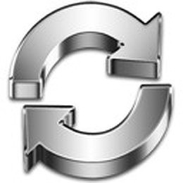 重新启动刷新3 d-metal-icons