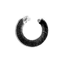 当代 水墨圆框 中国风 国学