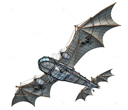 手绘飞机免抠素材