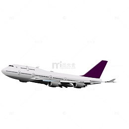 大型客机矢量素材