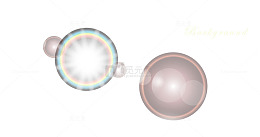 阳光照射效果矢量图