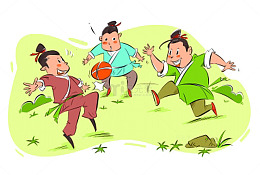 古代人也爱玩的游戏蹴鞠