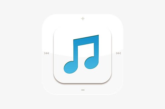简约现代风格音乐播放器素材