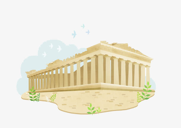 卡通古罗马遗址