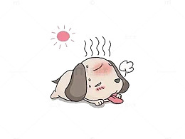卡通小狗