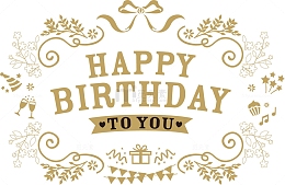 生日会装饰图案