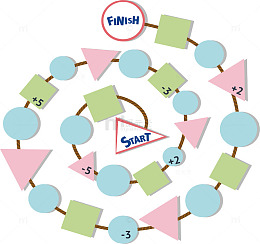 几何图形迷宫图