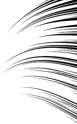 黑白日本漫画网点线条场景