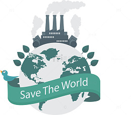 矢量图不堪重负的地球