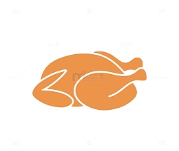 鸡icon图标矢量图