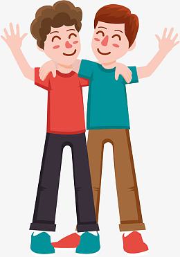 帅气好兄弟素材免费下载_觅元素