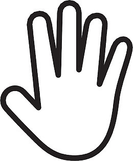 右手的传播Touch-Gestures-icons
