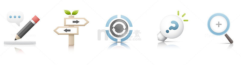 创意灯泡图标