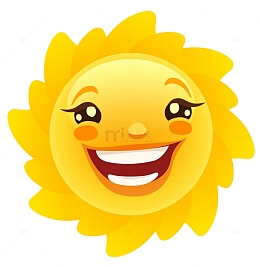 黄色可爱笑脸