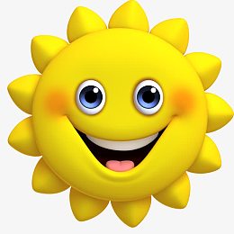 卡通可爱太阳