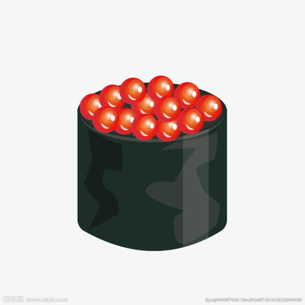 紫菜卷鱼子寿司