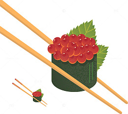 筷子里的寿司