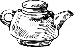 素描厨房用品
