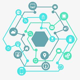 矢量信息网络手绘