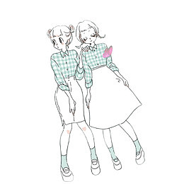 卡通少女