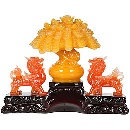 发财树貔貅摆件