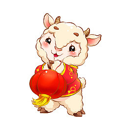 提灯笼的山羊
