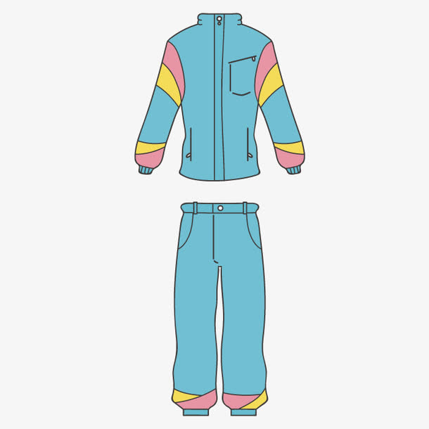 矢量手绘衣服图片