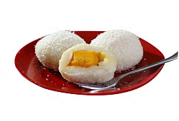 椰蓉芒果糯米滋素材