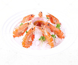 特色生虾刺身
