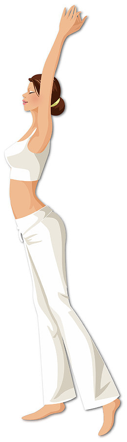 矢量时尚生活运动美女