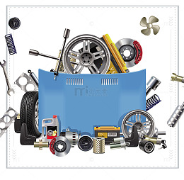 创意汽车养护维修海报