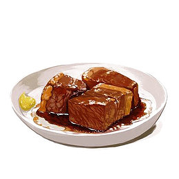 手绘红烧肉