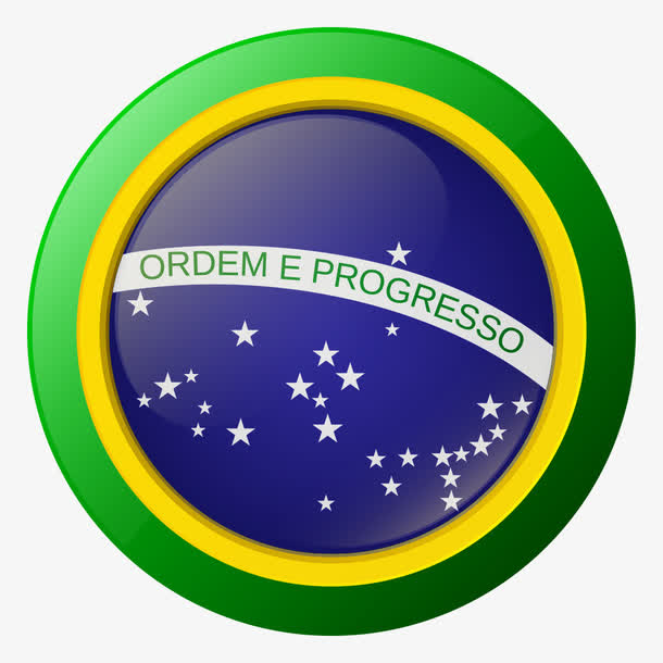 巴西国旗圆形图片